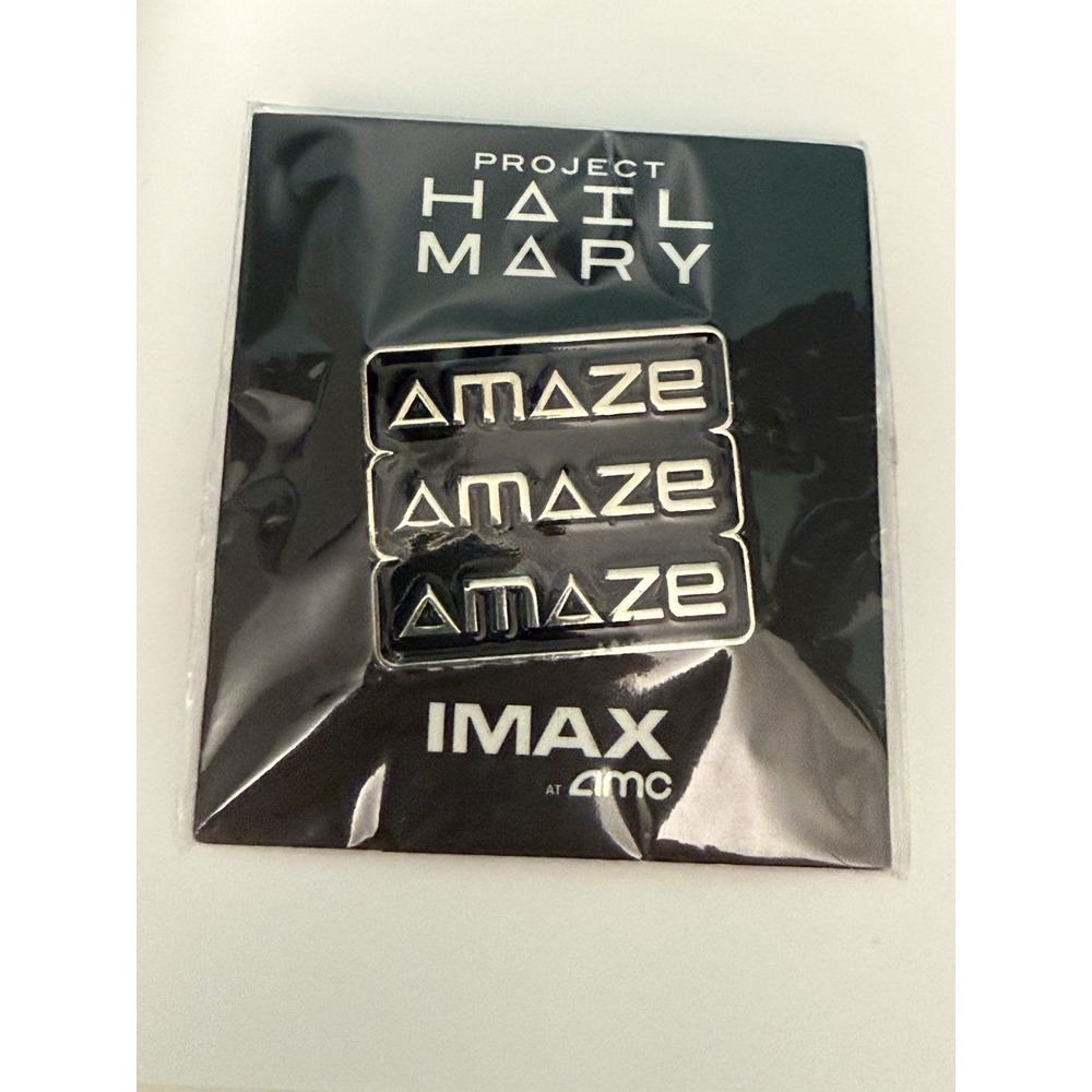 Project Hail Mary - AMAZE AMAZE AMAZE Pin - AMC IMAX exclusive - SEALED NEW
